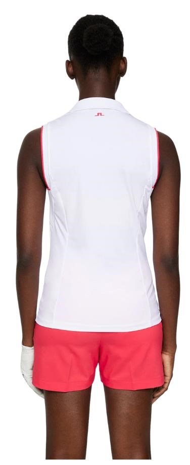 J.Lindeberg Viola Sleeveless dampolo, vit