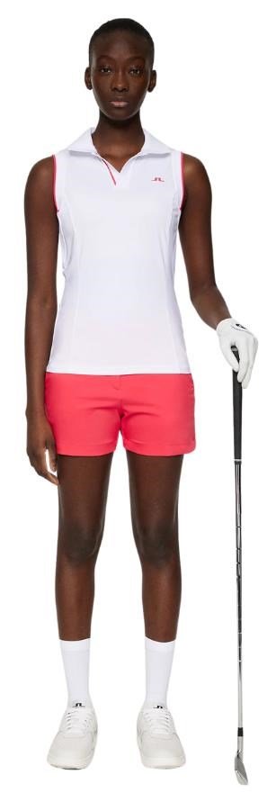 J.Lindeberg Viola Sleeveless dampolo, vit