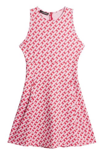 J.Lindeberg Cora Print damklänning, tour geo pink