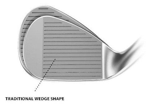 DEMO Callaway Jaws Raw Full Toe Chrome wedge, stål