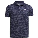 Under Armour Matchplay Printed junior polotröja, midnight navy