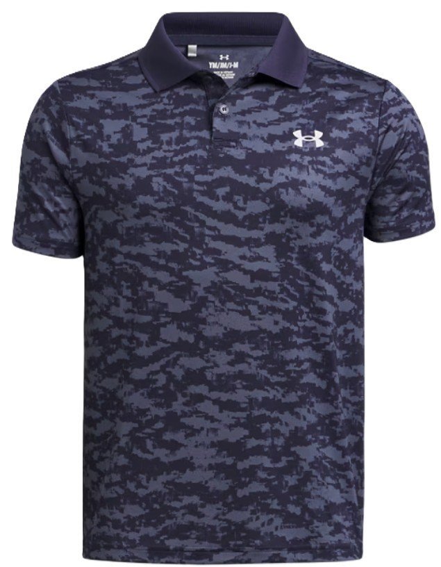 Under Armour Matchplay Printed junior polotröja, midnight navy