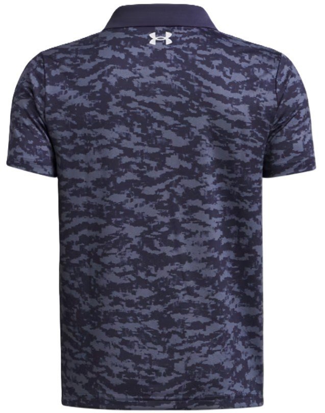 Under Armour Matchplay Printed junior polotröja, midnight navy