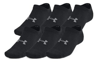 Under Armour Essential No Show unisex strumpor (6 par), svarta