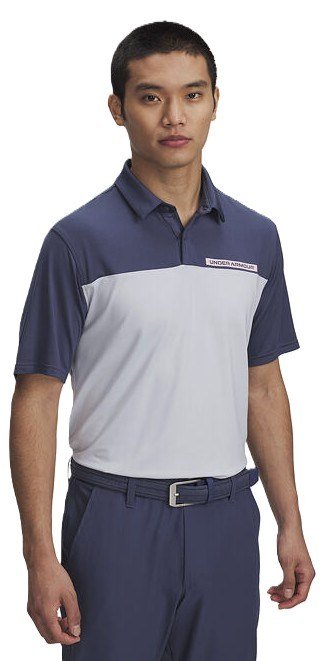 Under Armour T2G Color Block herr polo, downpour gray