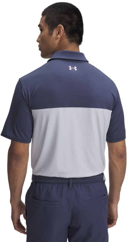Under Armour T2G Color Block herr polo, downpour gray