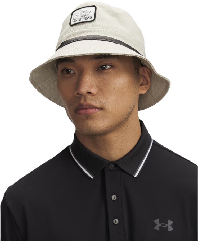 Under Armour Drive unisex bucket hat, khaki/svart