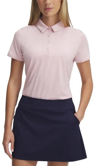 Under Armour Playoff SS dam polo, prime pink