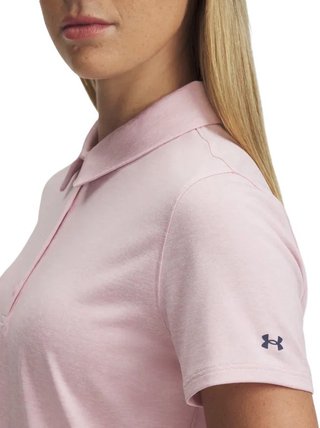 Under Armour Playoff SS dam polo, prime pink