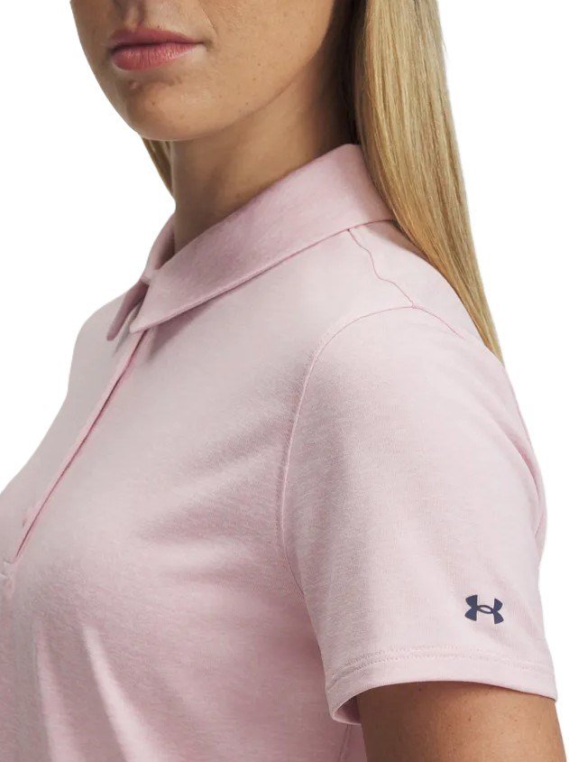 Under Armour Playoff SS dam polo, prime pink