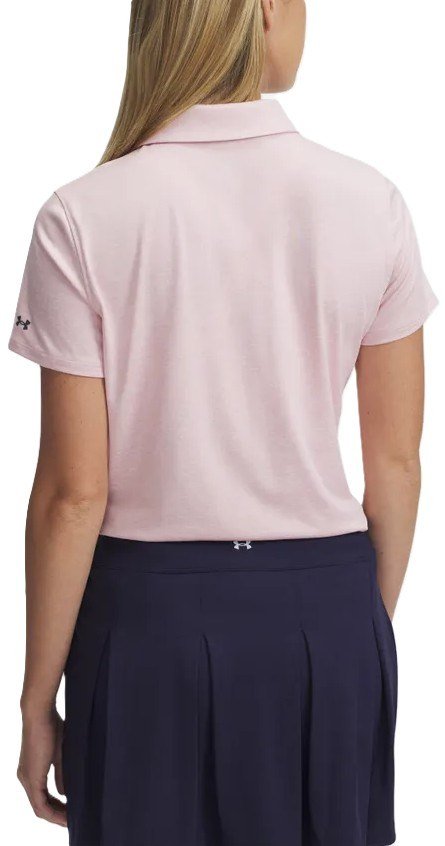 Under Armour Playoff SS dam polo, prime pink