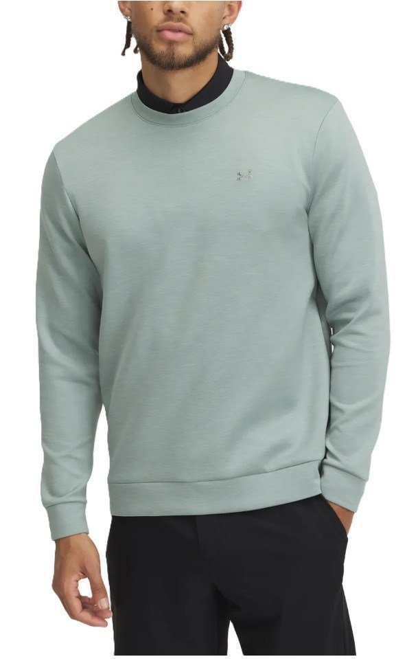Under Armour Drive Midlayer Crew herr sweatshirt, silica green