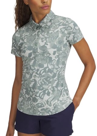 Under Armour Playoff 3.0 Printed dam polo, silica green