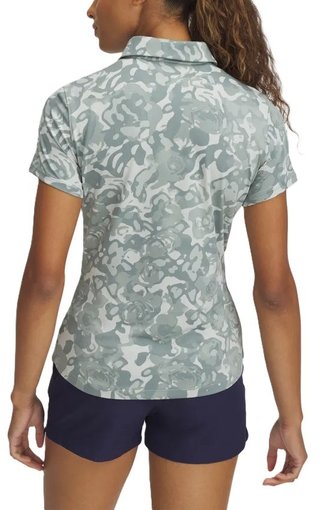 Under Armour Playoff 3.0 Printed dam polo, silica green