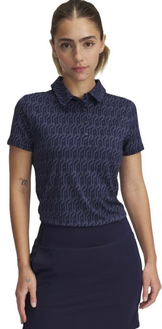 Under Armour Playoff 3.0 Printed dam polo, midnight navy