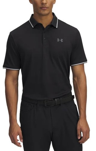 Under Armour Playoff 3.0 Rib herr polo, svart