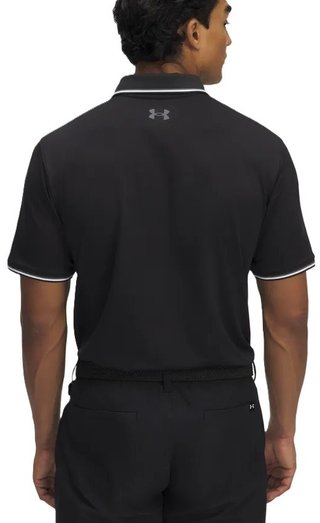 Under Armour Playoff 3.0 Rib herr polo, svart