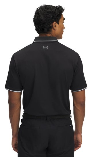 Under Armour Playoff 3.0 Rib herr polo, svart