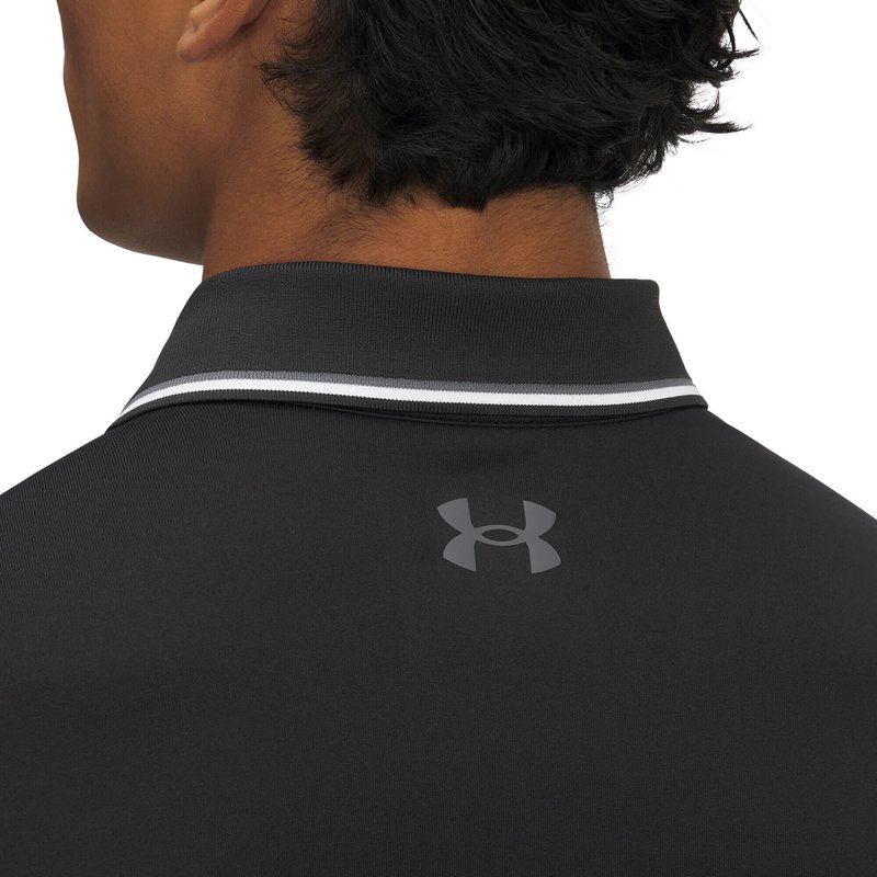 Under Armour Playoff 3.0 Rib herr polo, svart