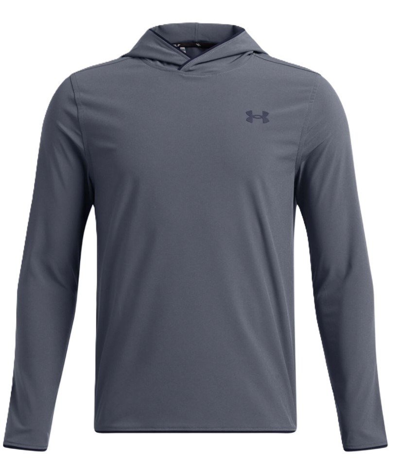 Under Armour Drive pojkar hoodie, downpour gray