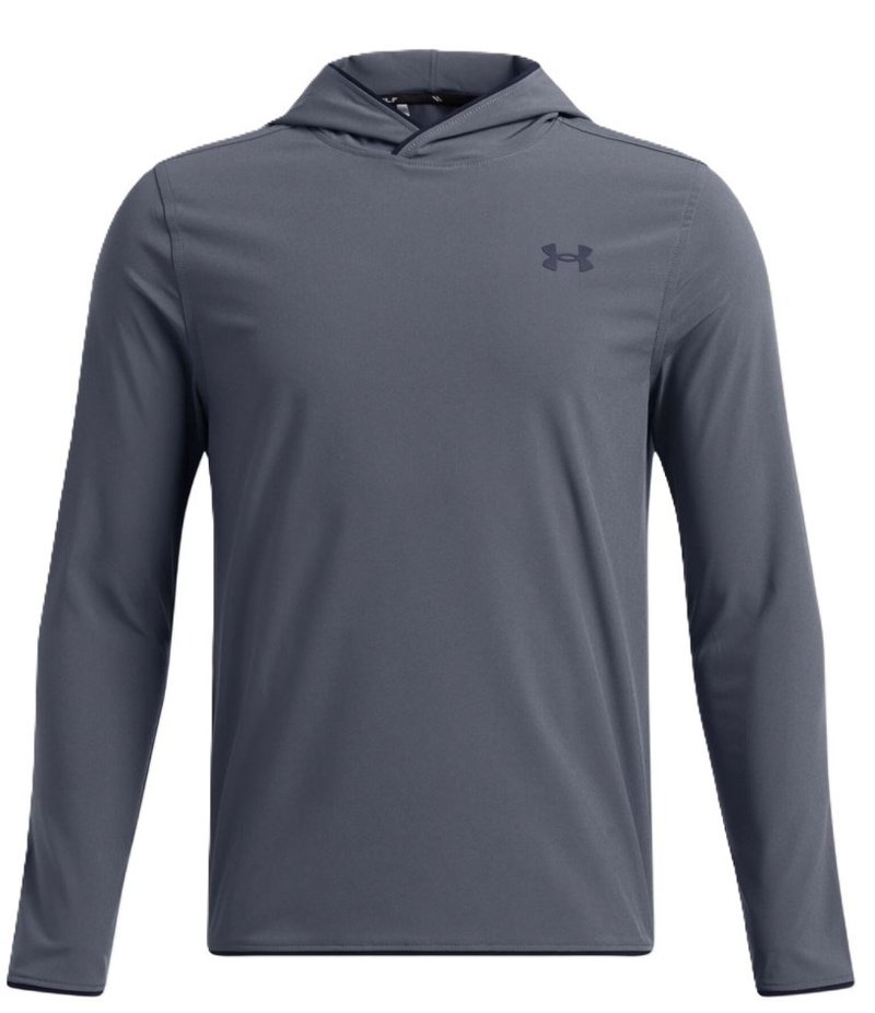 Under Armour Drive pojkar hoodie, downpour gray