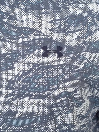 Under Armour Drive Chill Printed herr polo, downpour gray