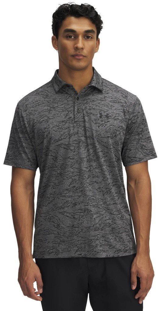 Under Armour Drive Jacquard herr polo, svart