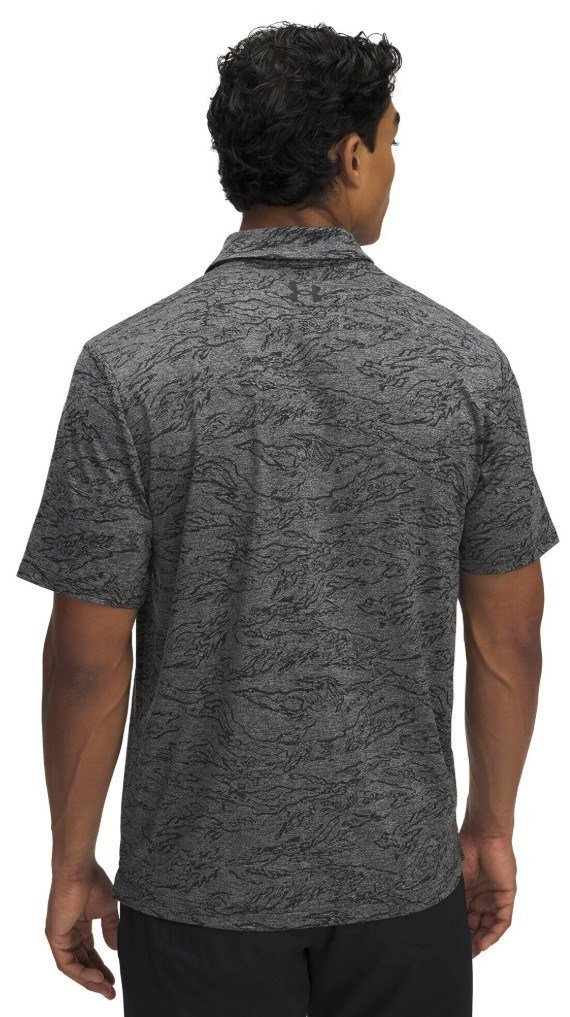 Under Armour Drive Jacquard herr polo, svart