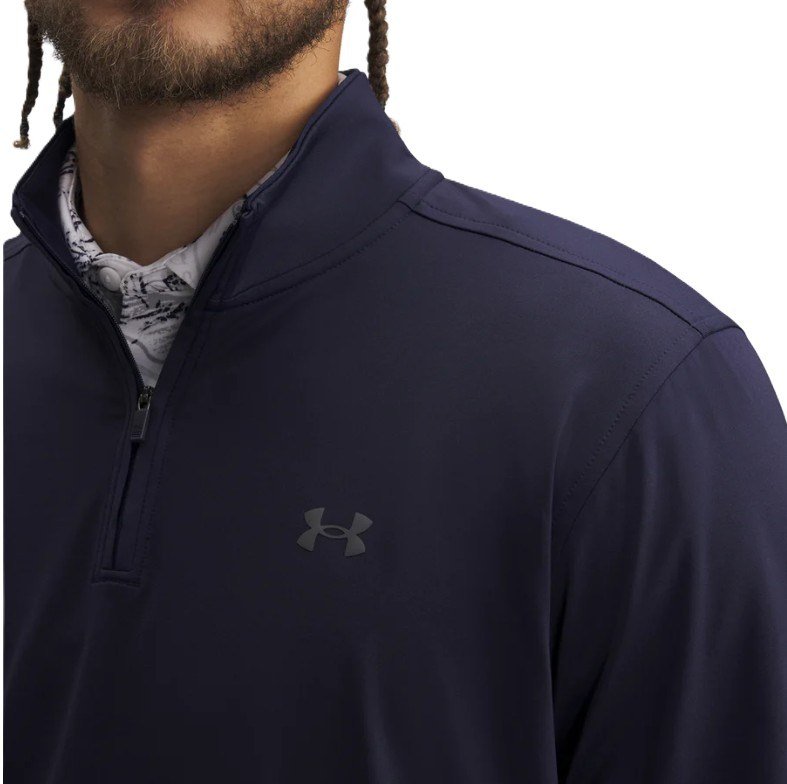 Under Armour Drive 1/4 Zip herr hoodie, midnight navy