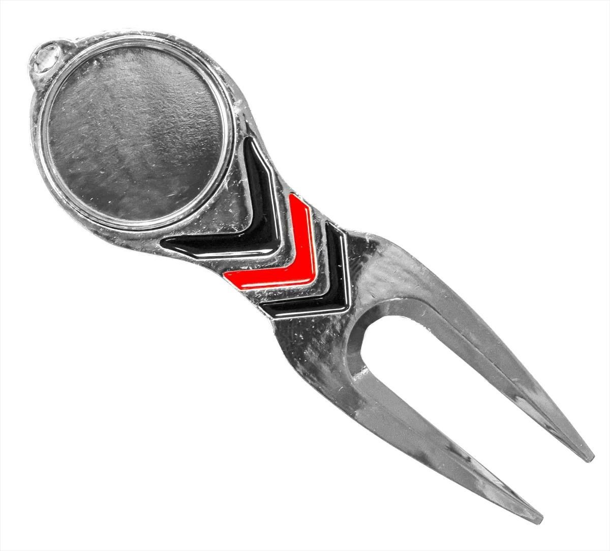 Longridge Apex Arrow pitchfork + bollmarkör, silver
