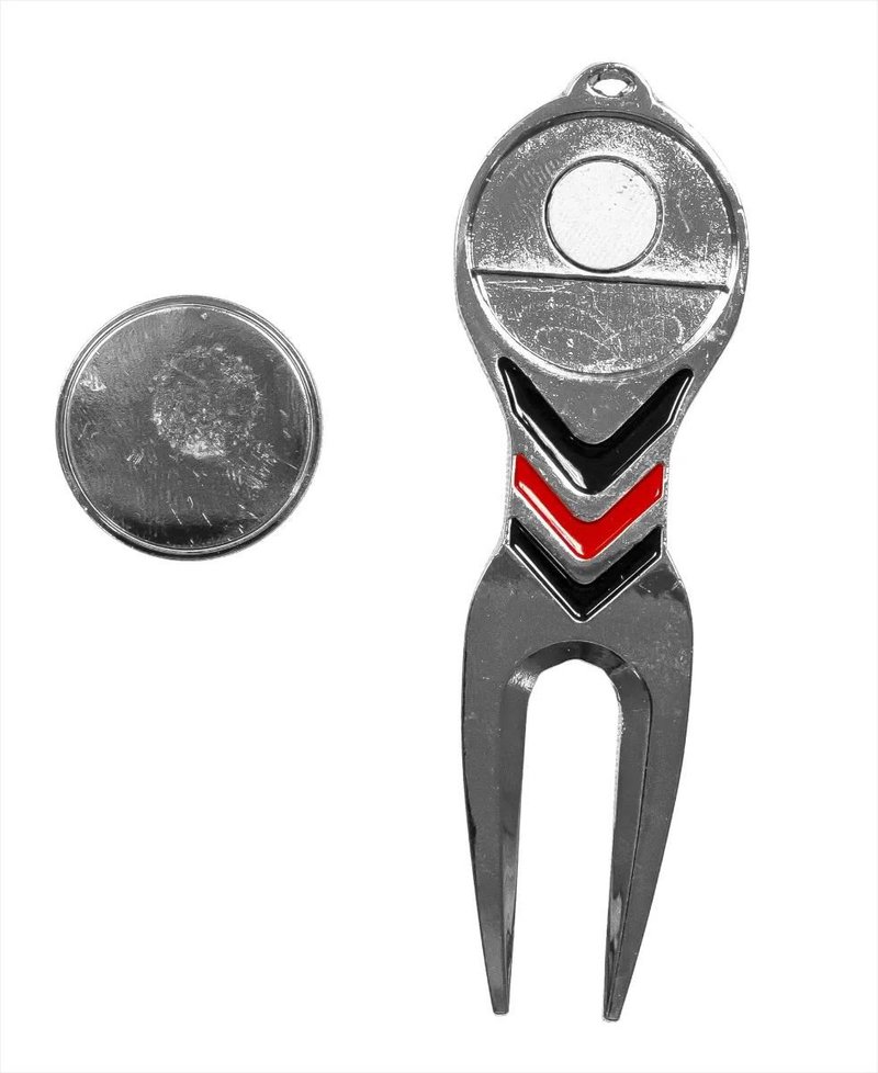 Longridge Apex Arrow pitchfork + bollmarkör, silver