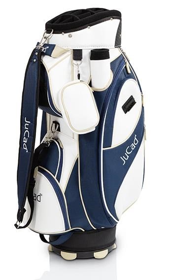 JuCad Style cart bag, vit/blå