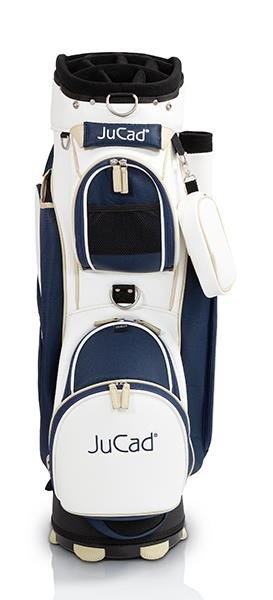 JuCad Style cart bag, vit/blå