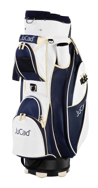 JuCad Style cart bag, vit/blå