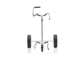 JuCad Titan manuell 3-hjulig trolley + bärbag JTT, titanium