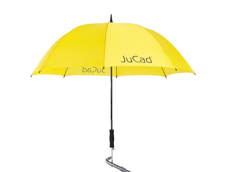 JuCad teleskopiskt golfparaply 68" med pin, gult