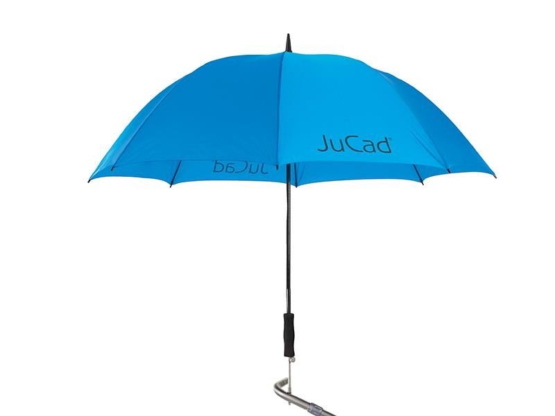 JuCad teleskopiskt golfparaply 68" med pin, blått