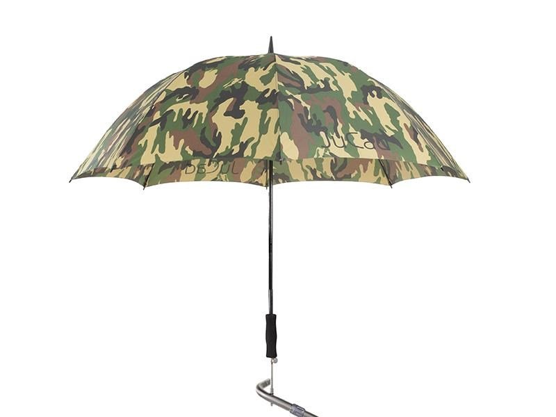 JuCad teleskopiskt golfparaply 68" med pinne, kamouflage