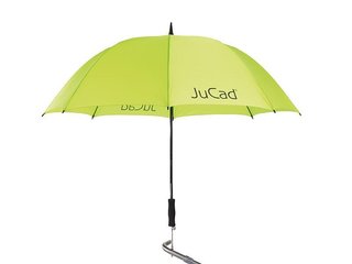 JuCad teleskopiskt golfparaply 68" med pinne, grön
