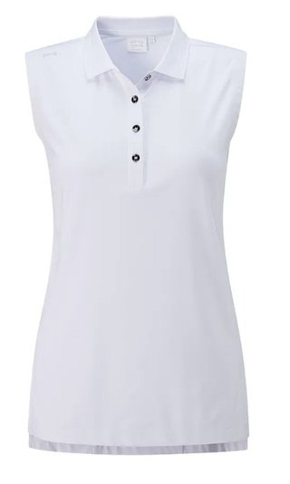 PING Solene Sleeveless dampolo, vit