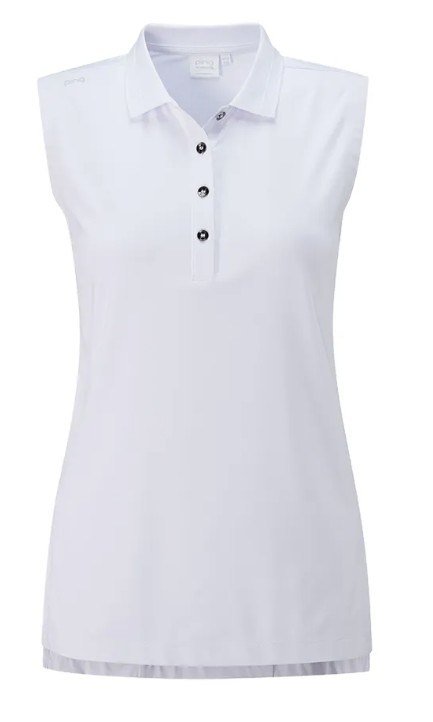 PING Solene Sleeveless dampolo, vit