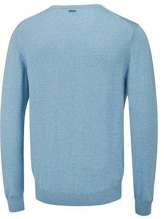 PING Sullivan V-Neck herr tröja, himmelsblå