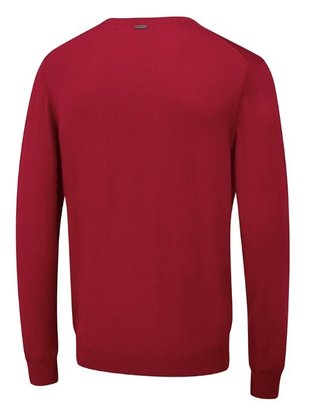 PING Sullivan herr V-ringad tröja, rich red