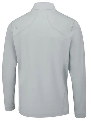 Ping Latham Half Zip herr midlayer, pearl grey