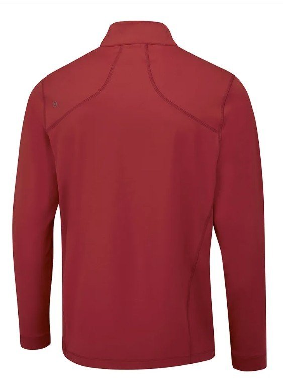 PING Latham Half Zip herr midlayer, rich red