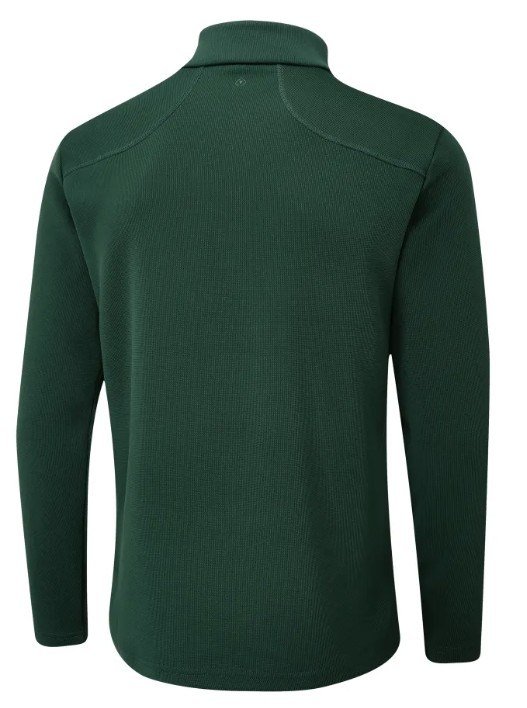 PING Ramsey half zip ribbed fleece herr pullover, pine