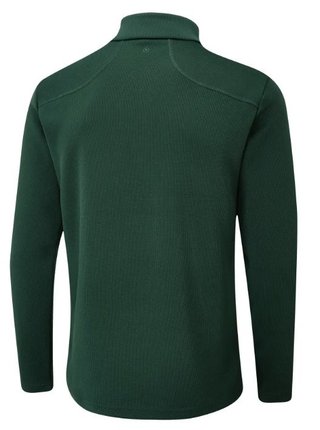 PING Ramsey half zip ribbed fleece herr pullover, pine