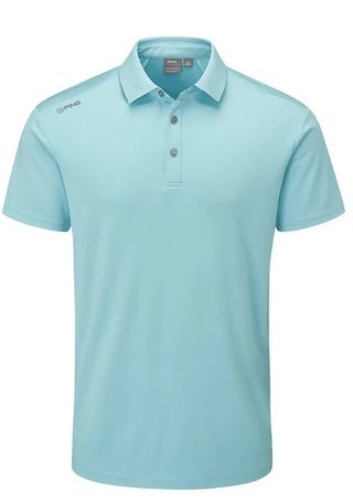 PING Lindum herr polo, sky blue