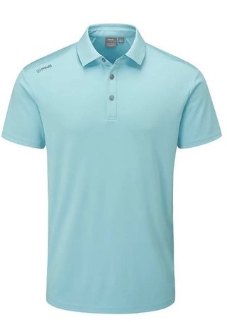 PING Lindum herr polo, sky blue