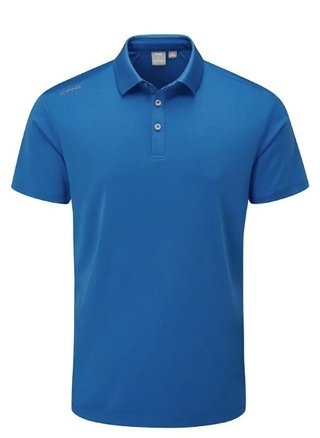 PING Lindum herr polo, snorkel blå